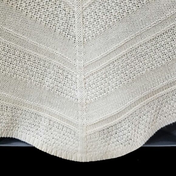 Pink Rose V-neck Cable Knit Sweater Jumper Size XS - Picture 3 of 5